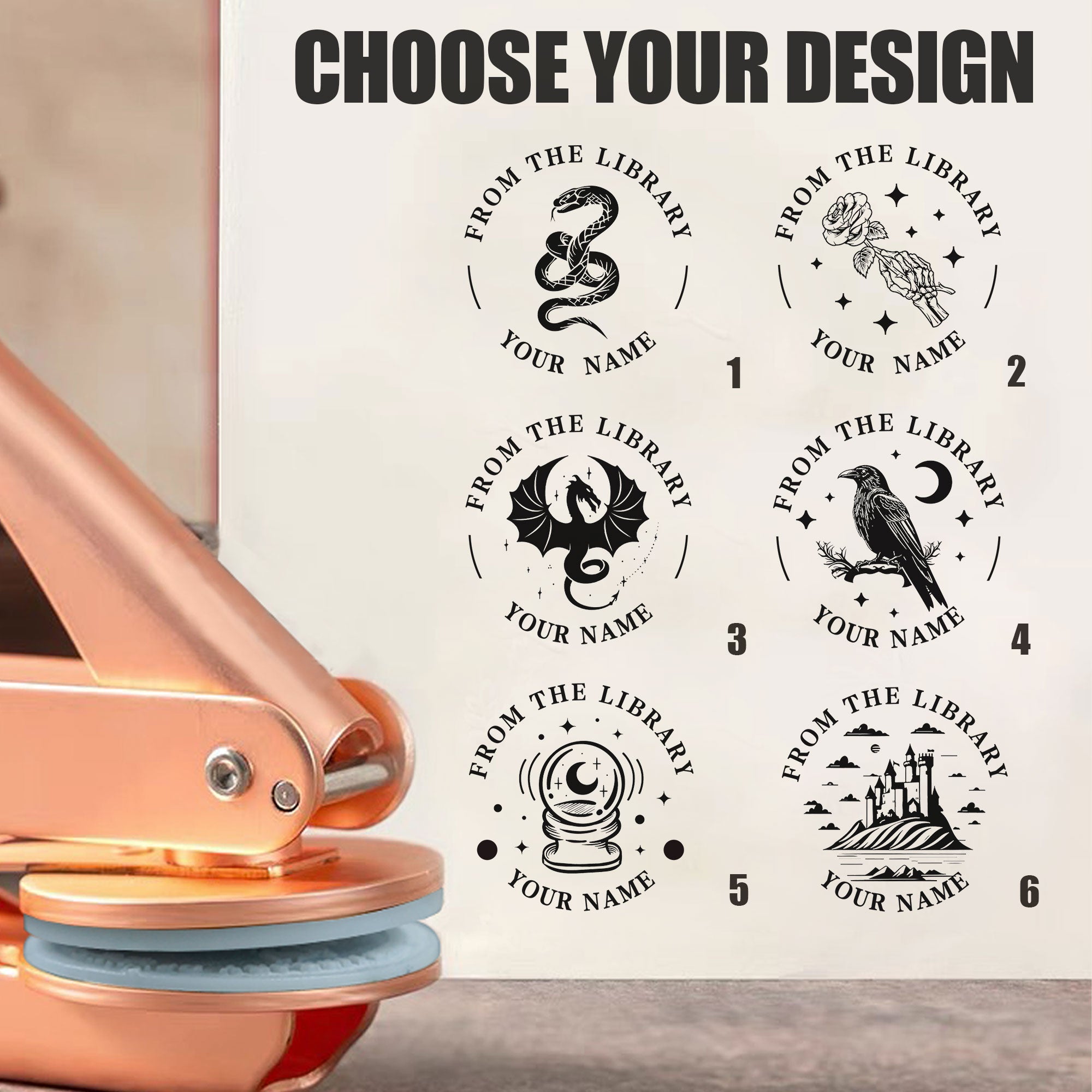 Custom Artistic Seal Embosser