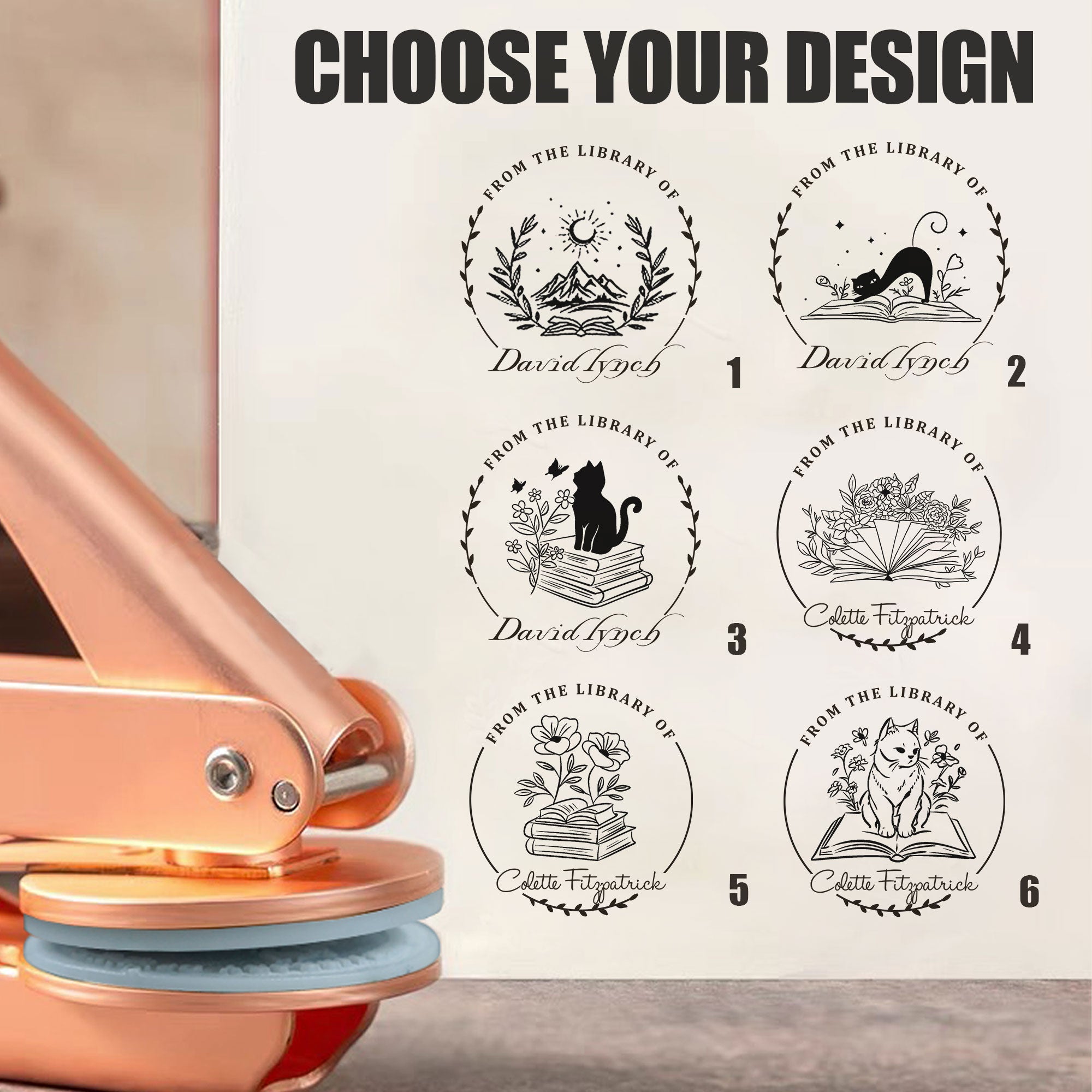 Custom Author Book Embosser