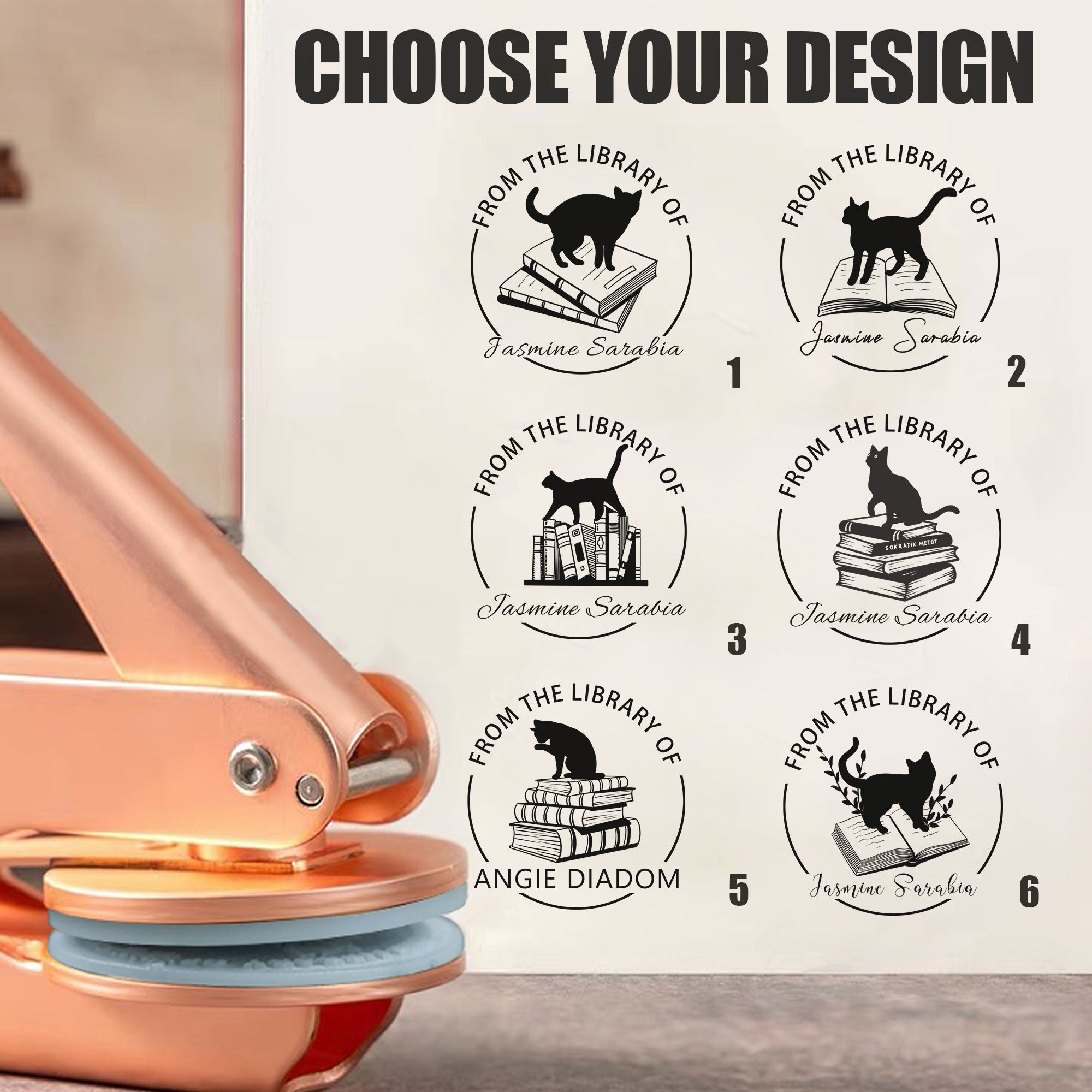Custom Retro Design Embosser
