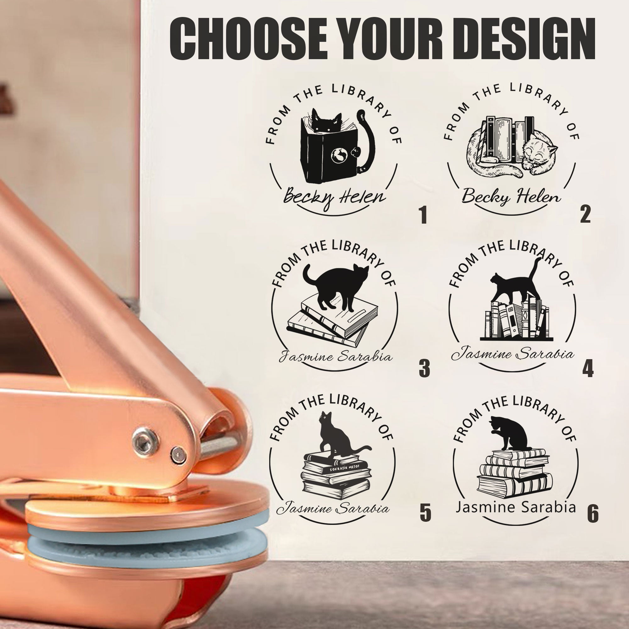 Custom Floral Decor Embosser