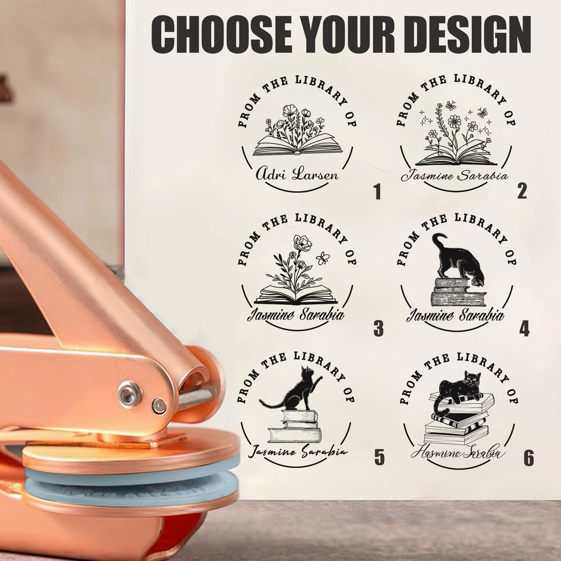 Institutional Logo Book Embosser | Custom Brand Embosser Seal