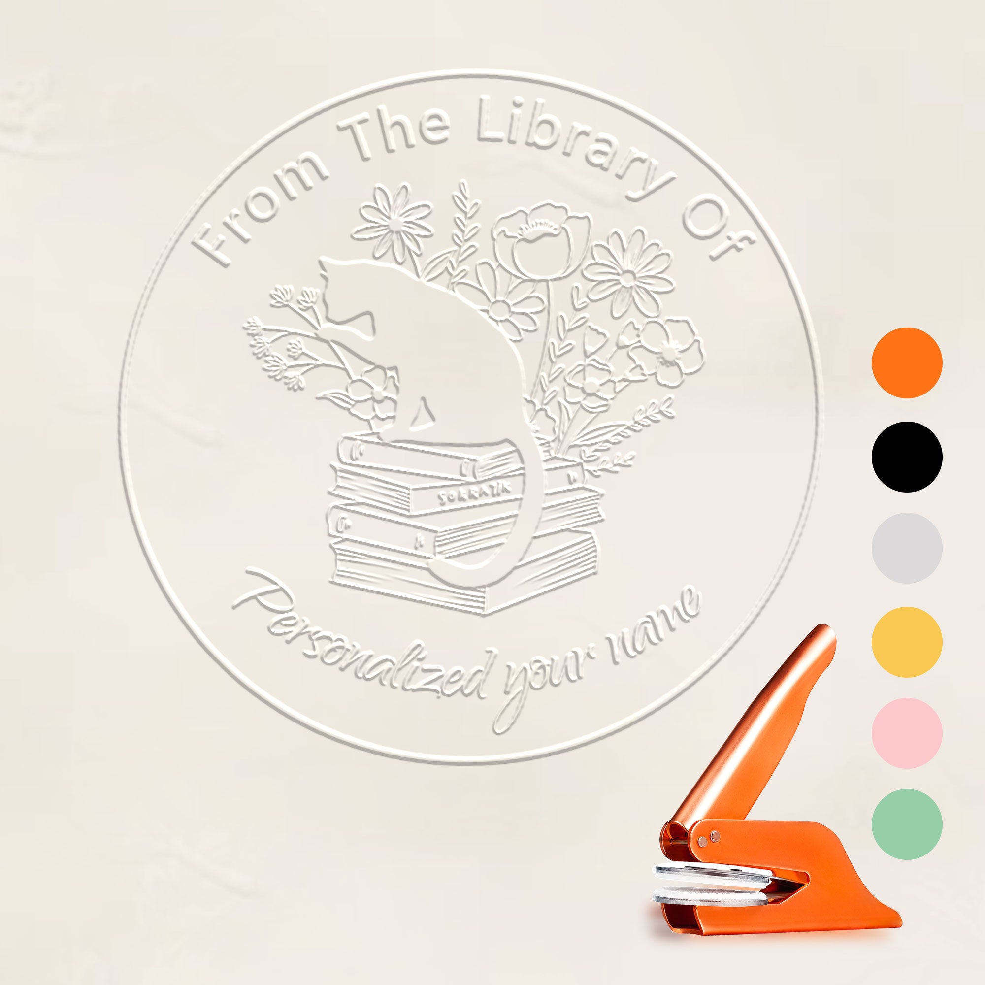 Custom Literary Book Embosser
