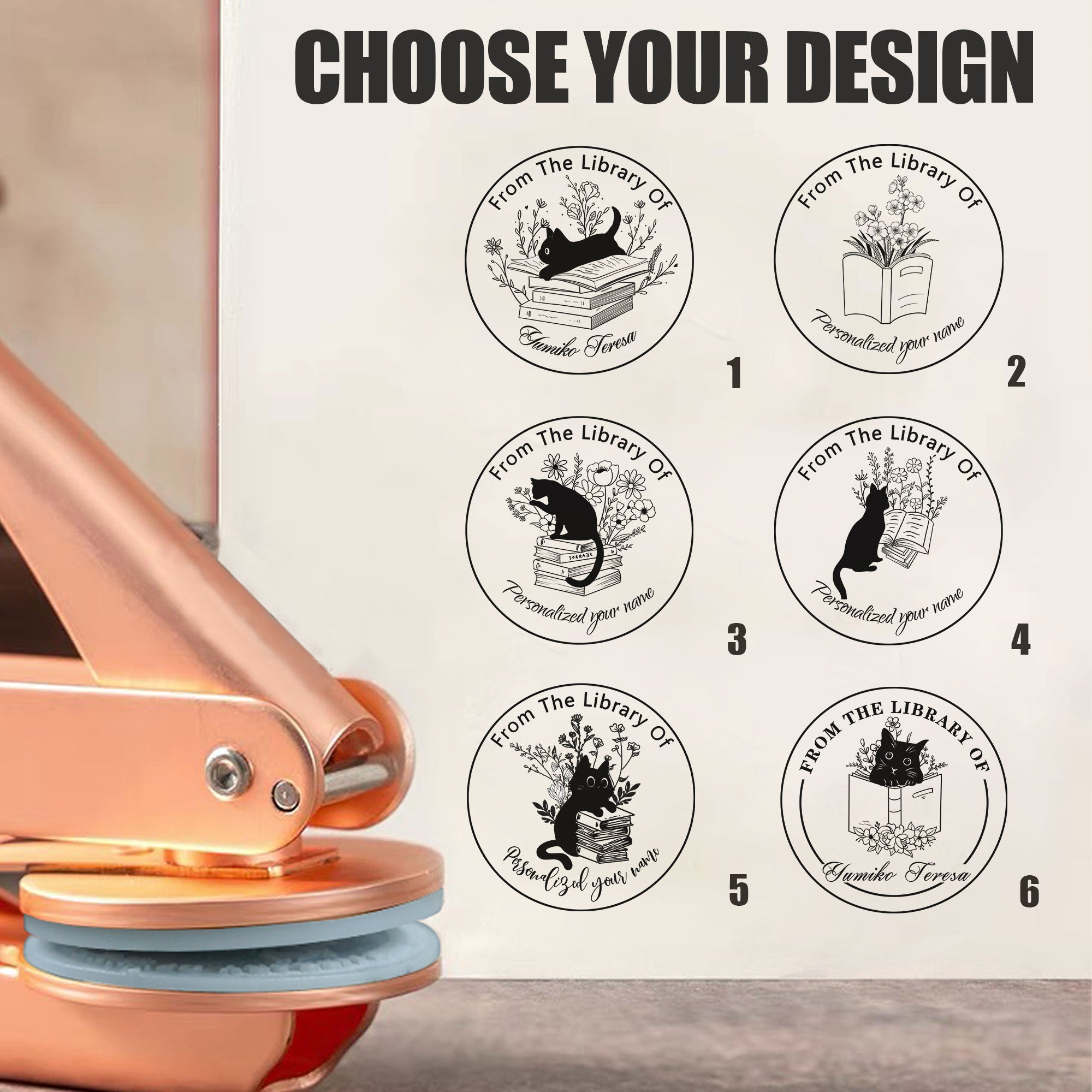 Custom Literary Book Embosser