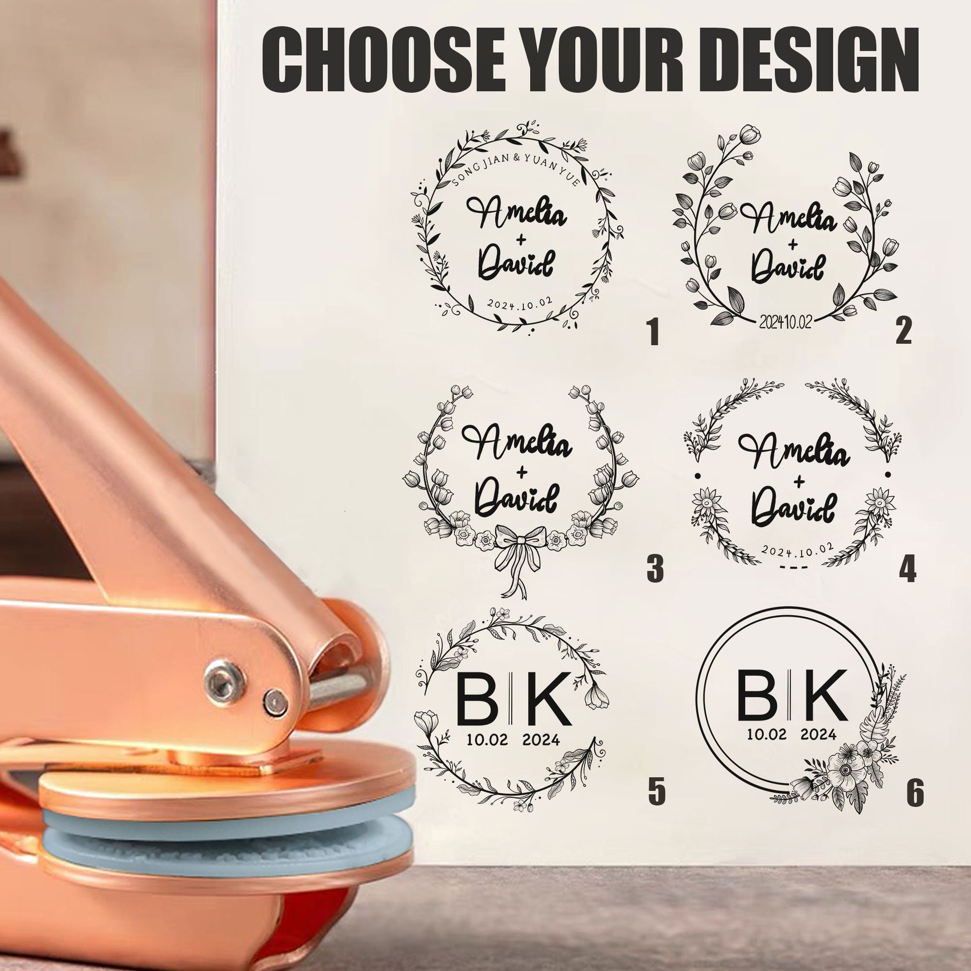 Custom Envelope Wedding Embosser