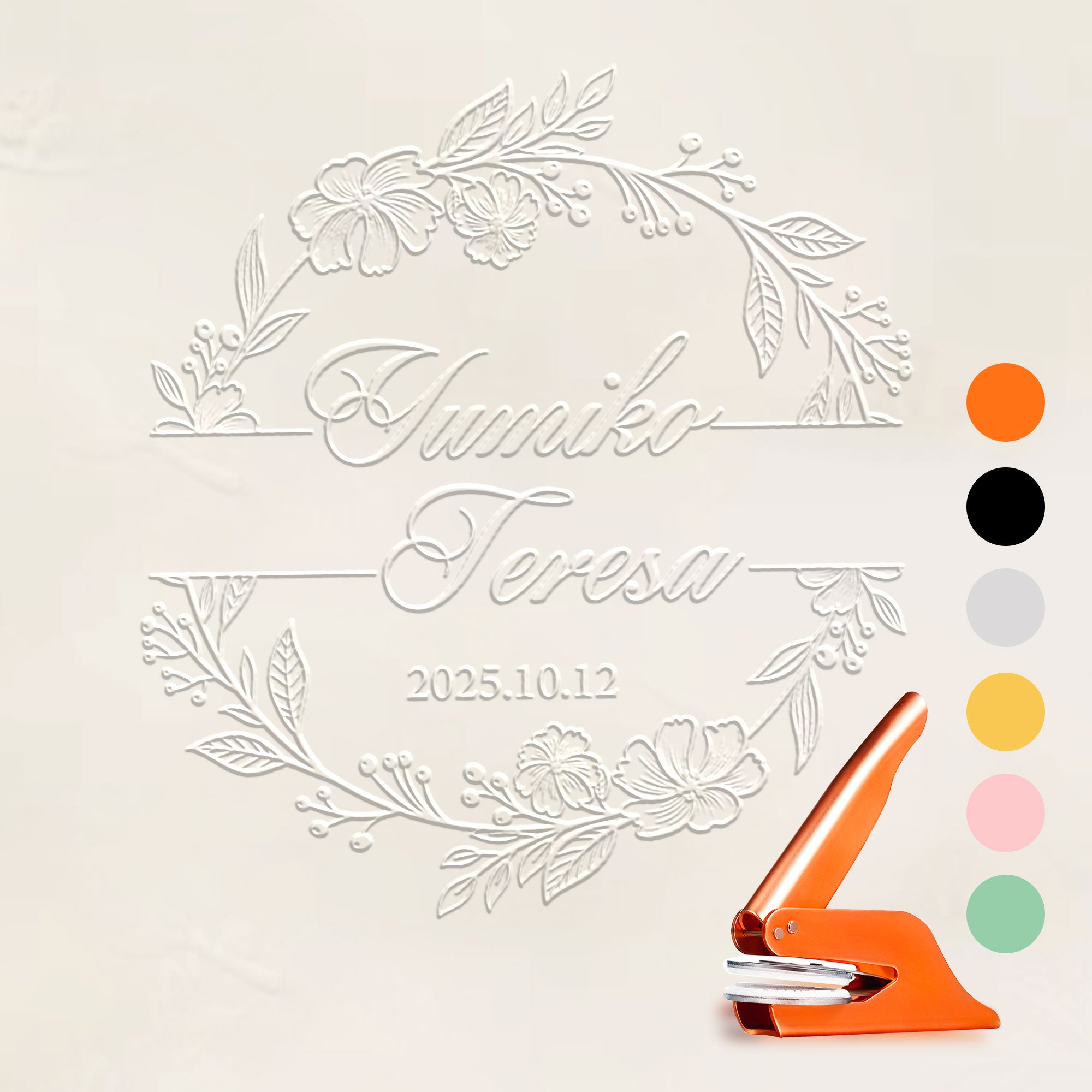 Custom Wedding Favor Embosser