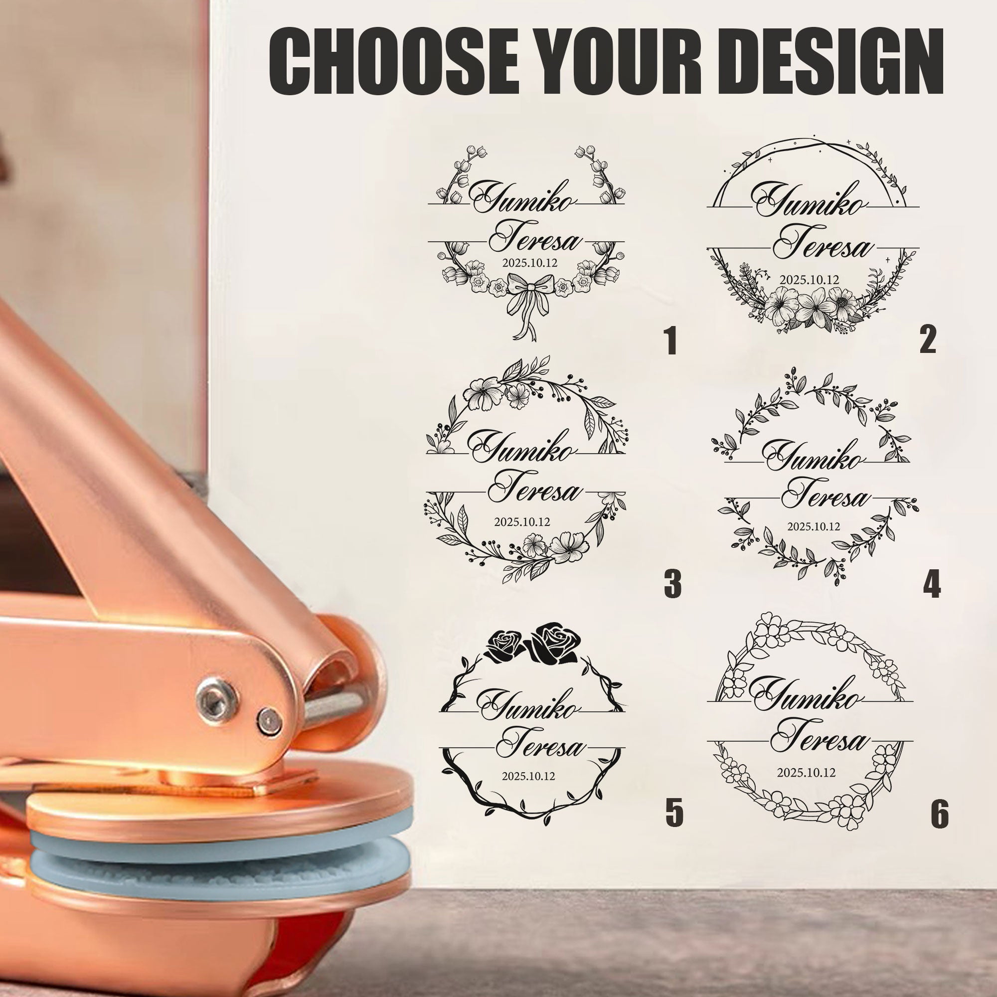 Custom Wedding Favor Embosser