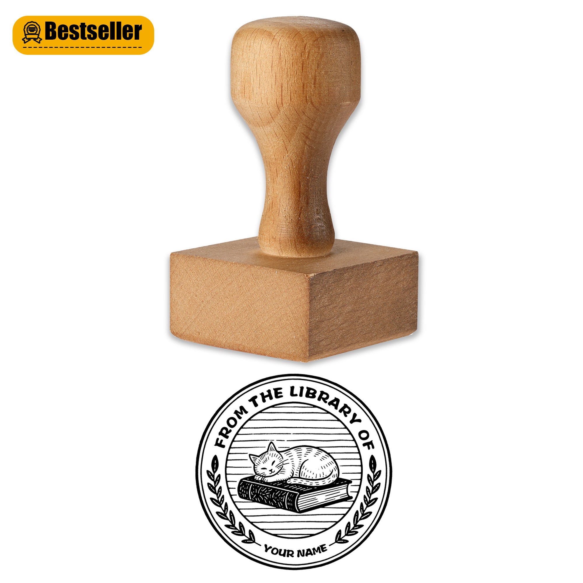 Unique Personal Wood Stamp