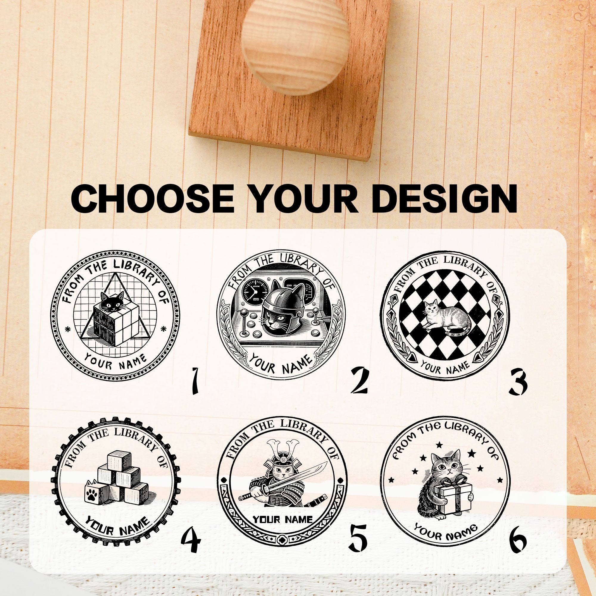 Gift Custom Rubber Stamp