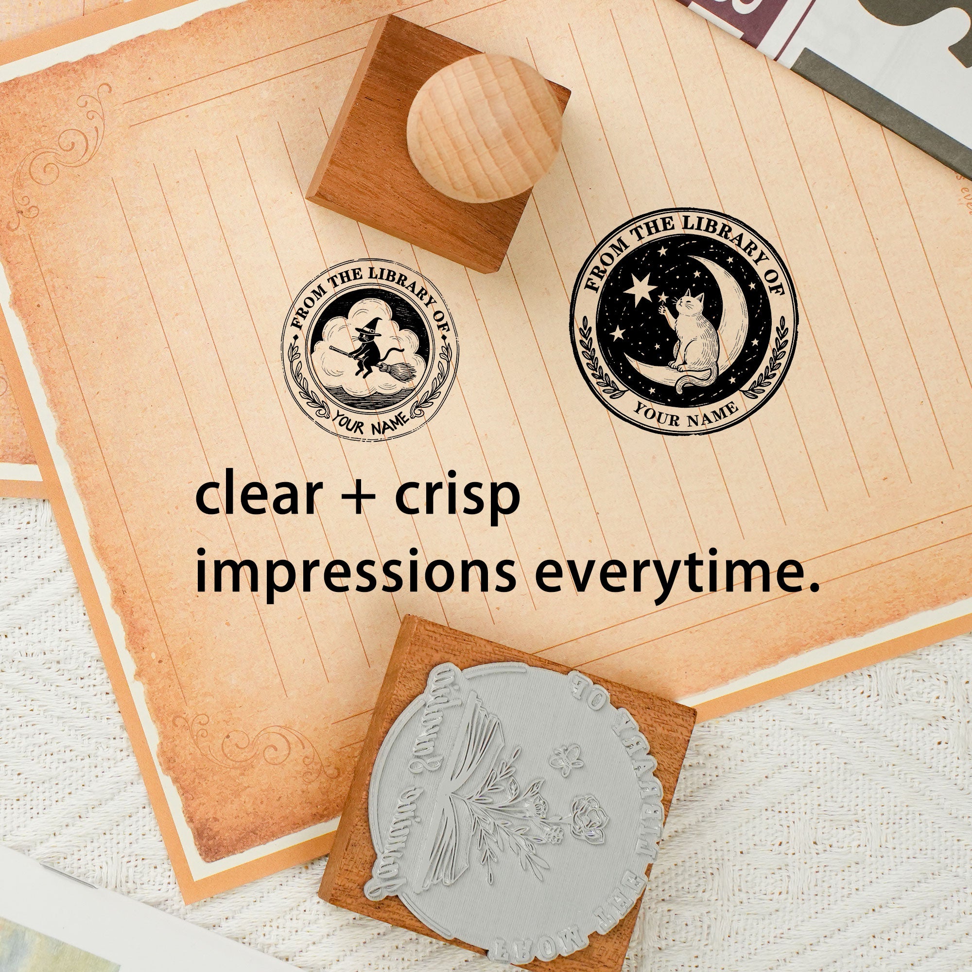 Minimalist Wood Craft Stamp