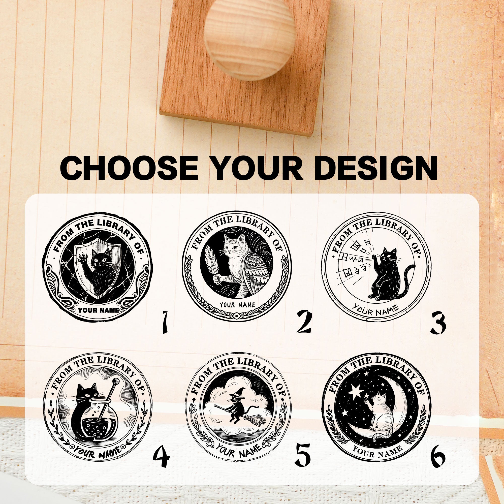 Minimalist Wood Craft Stamp