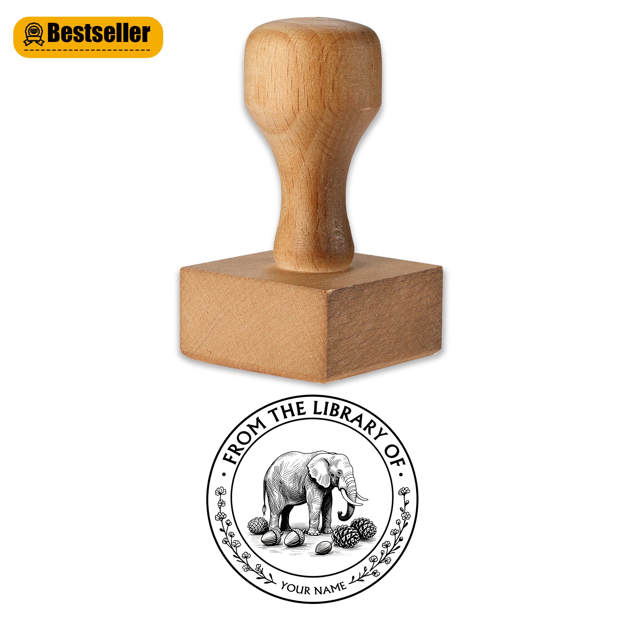 Custom Rubber Stamp for Journal