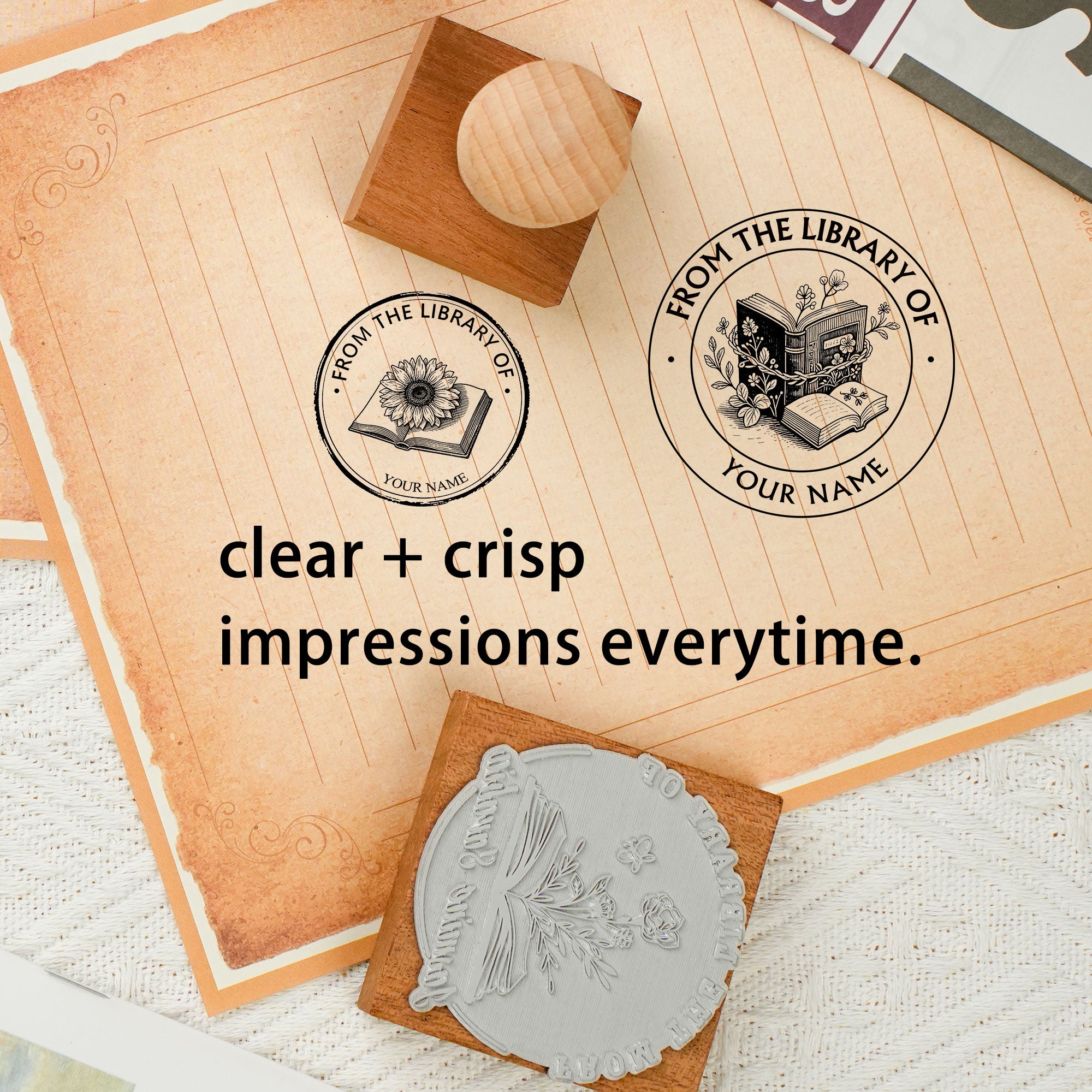 Custom Craft Stamp for DIY Crafts