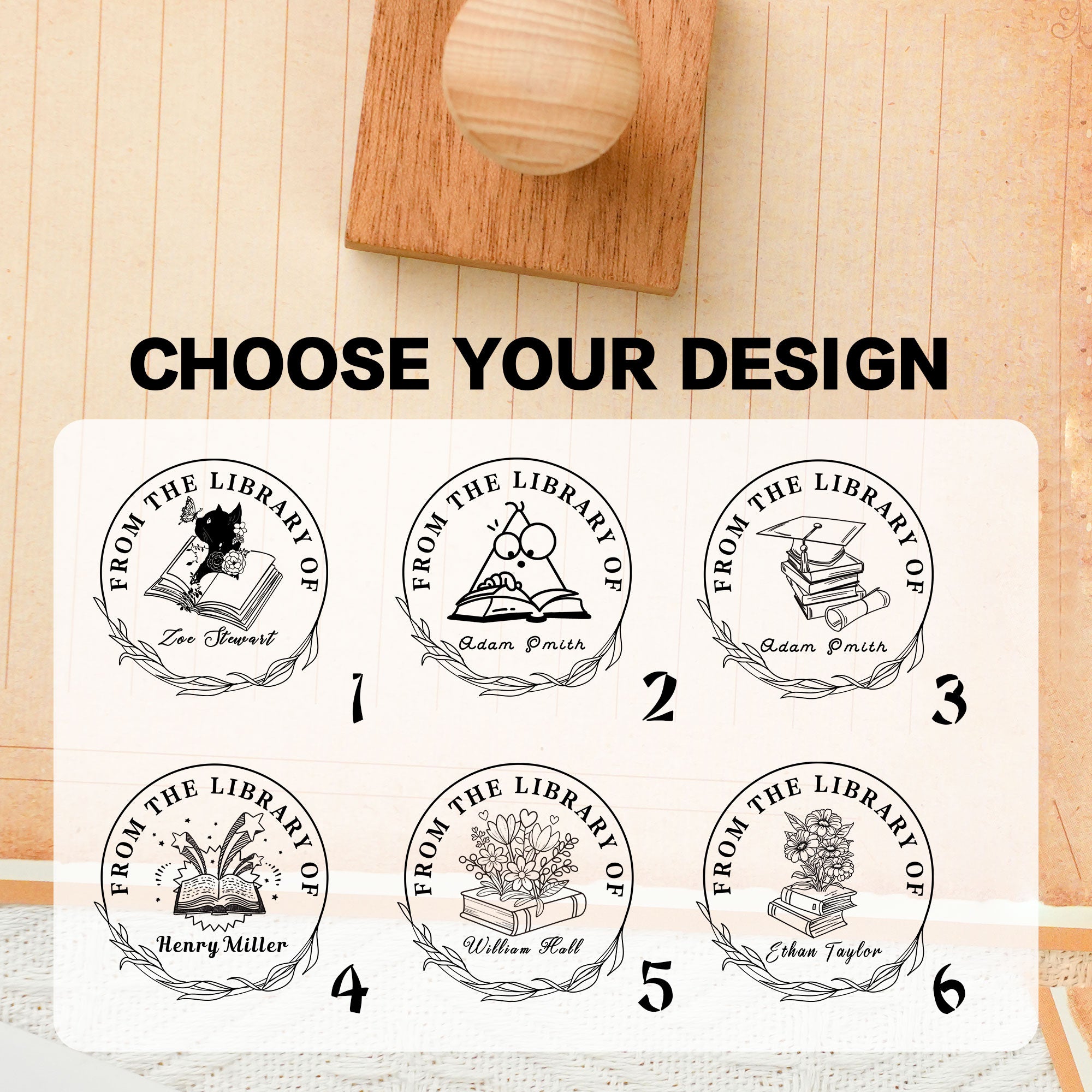Custom Logo Rubber Stamp