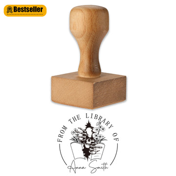 Custom Retro Wooden Stamp