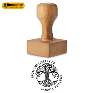 Custom Hand Carved Rubber Stamp