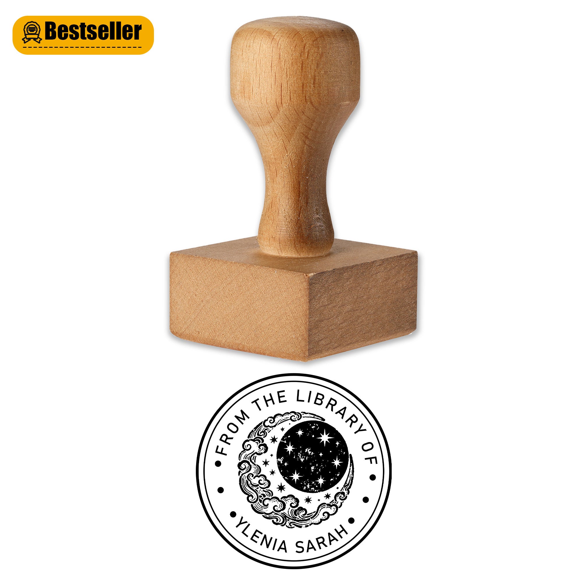 Custom Modern Wood Stamp