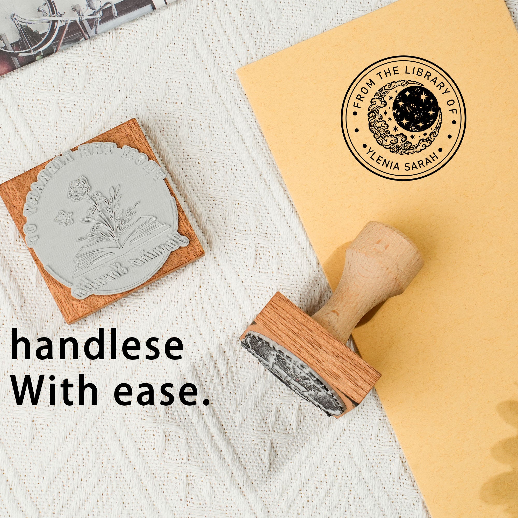 Custom Modern Wood Stamp