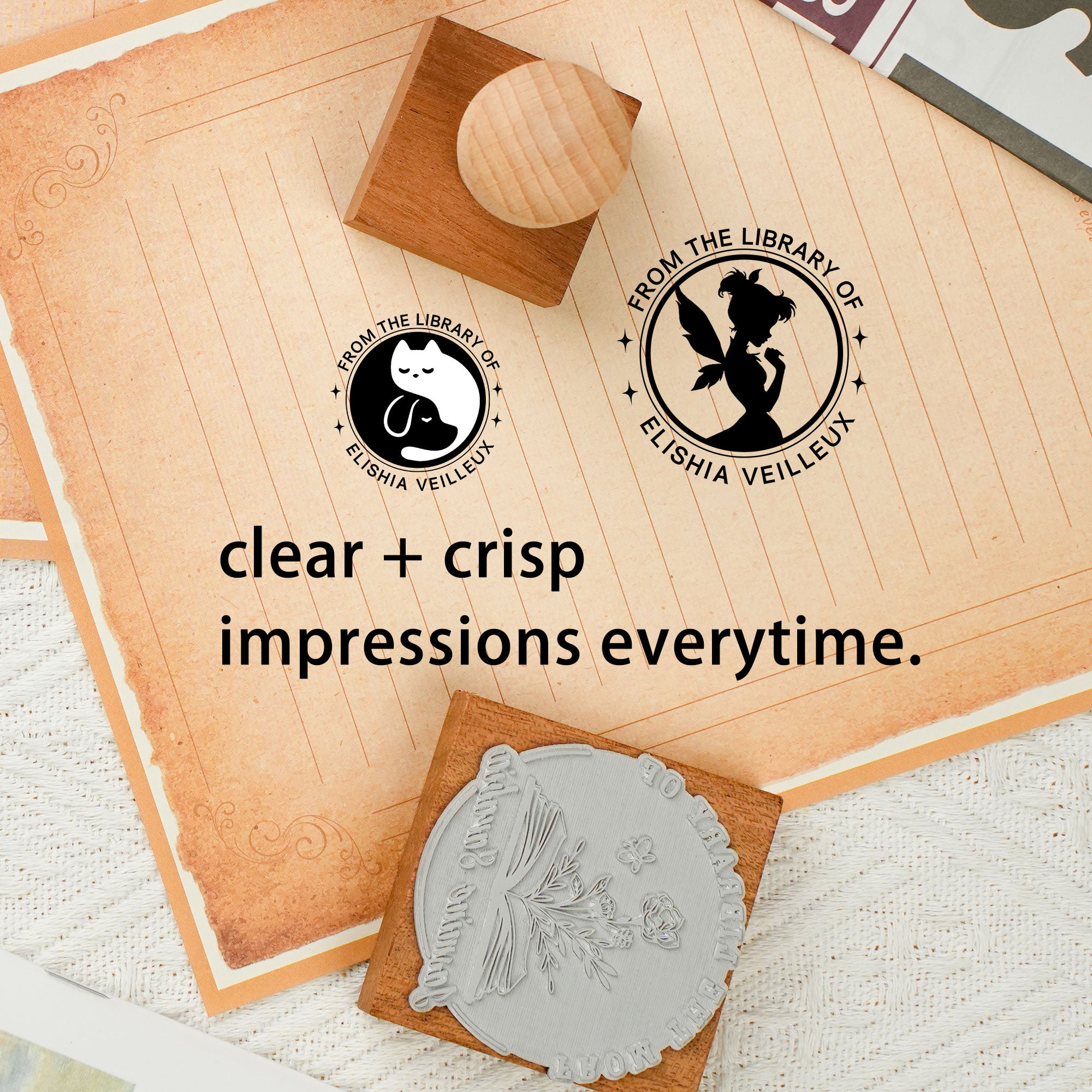 Custom Retro Signature Stamp
