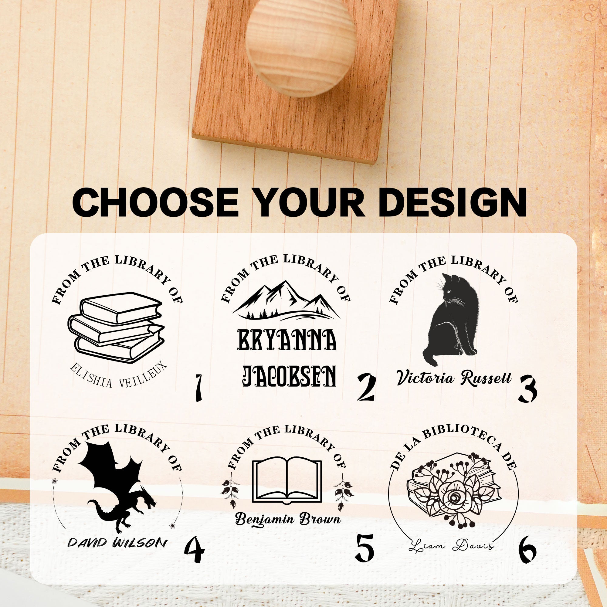 Custom Personal Craft Stamp