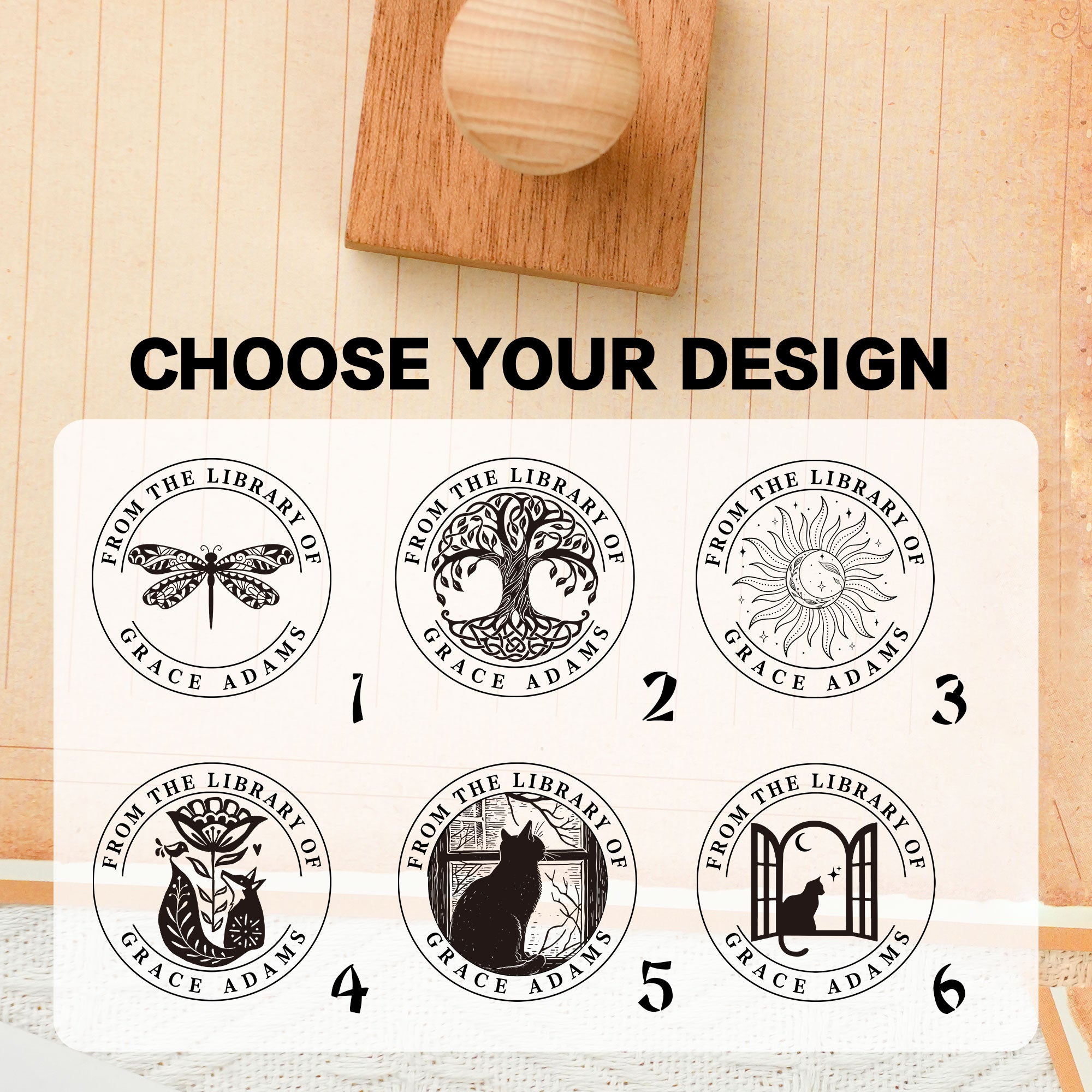Custom Retro Gift Stamp
