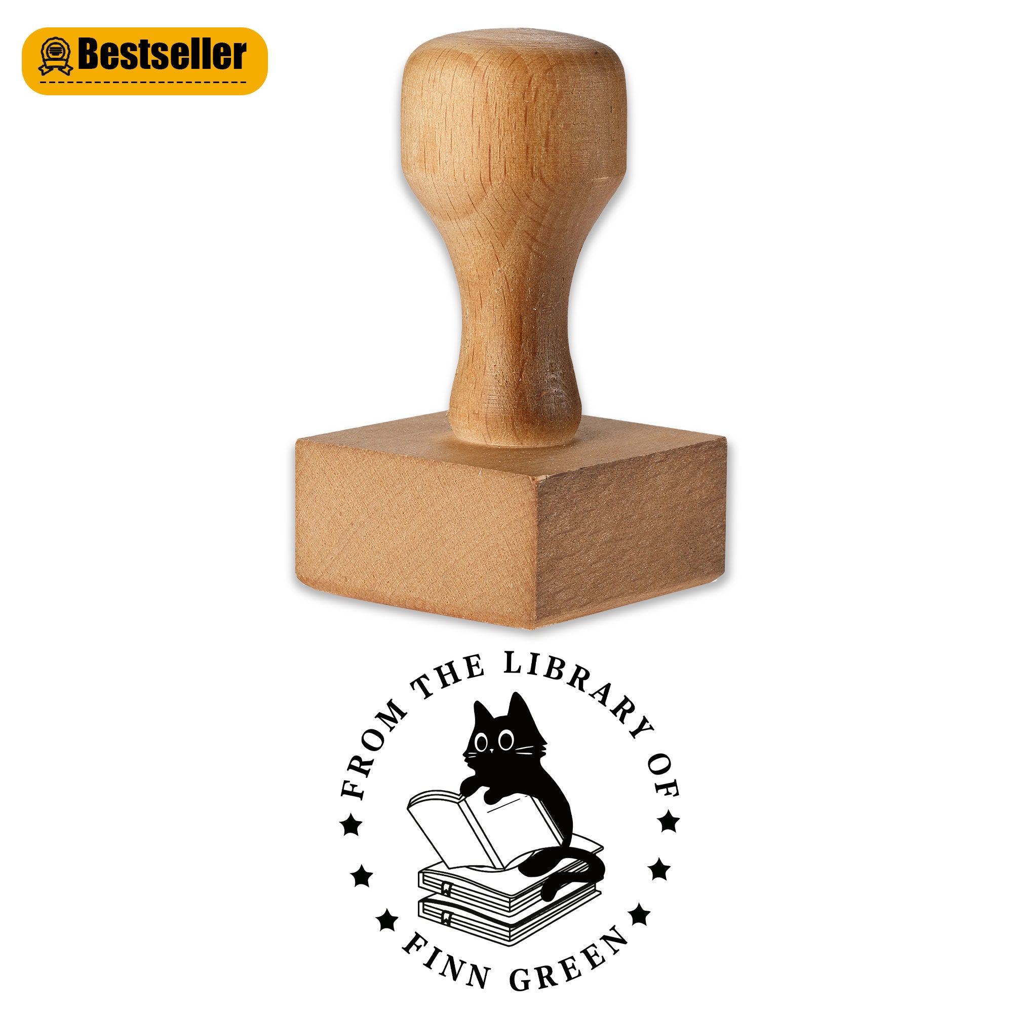 Custom Literary Decor Stamp