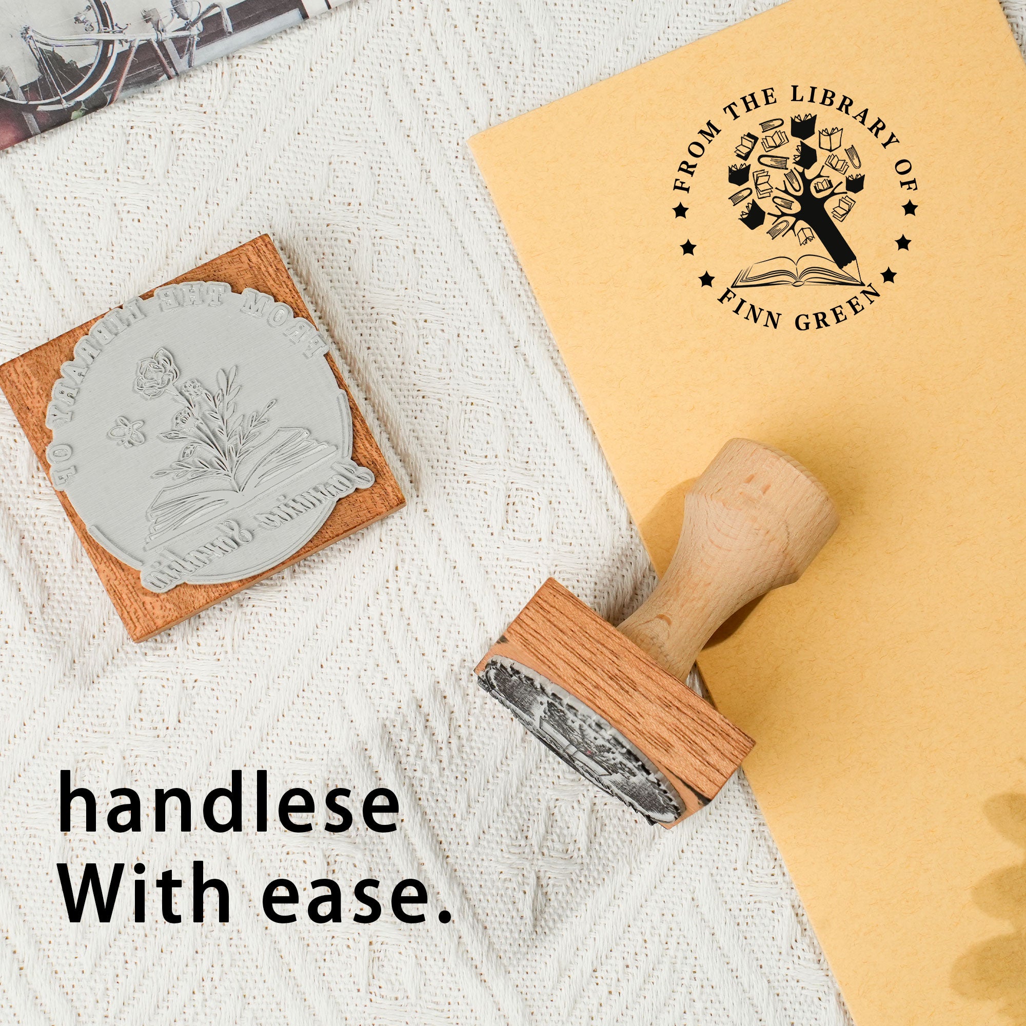 Custom Literary Decor Stamp