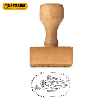 Unique Retro Rubber Stamp