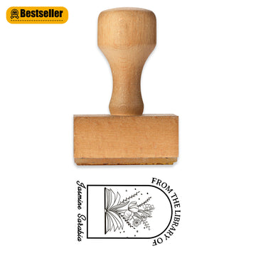 Literary Art Rubber Stamp