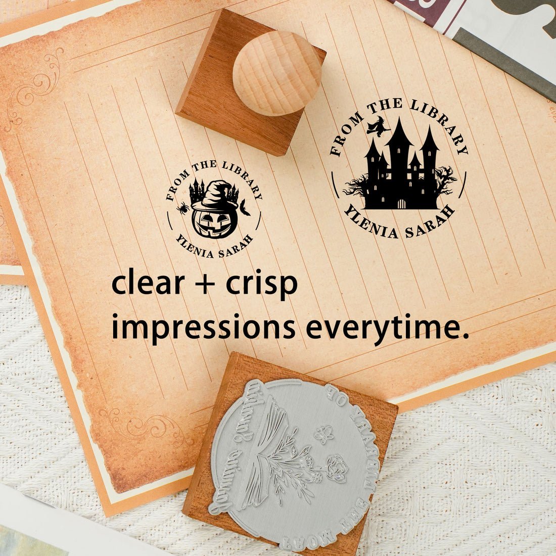 Custom Handcraft Book Stamp