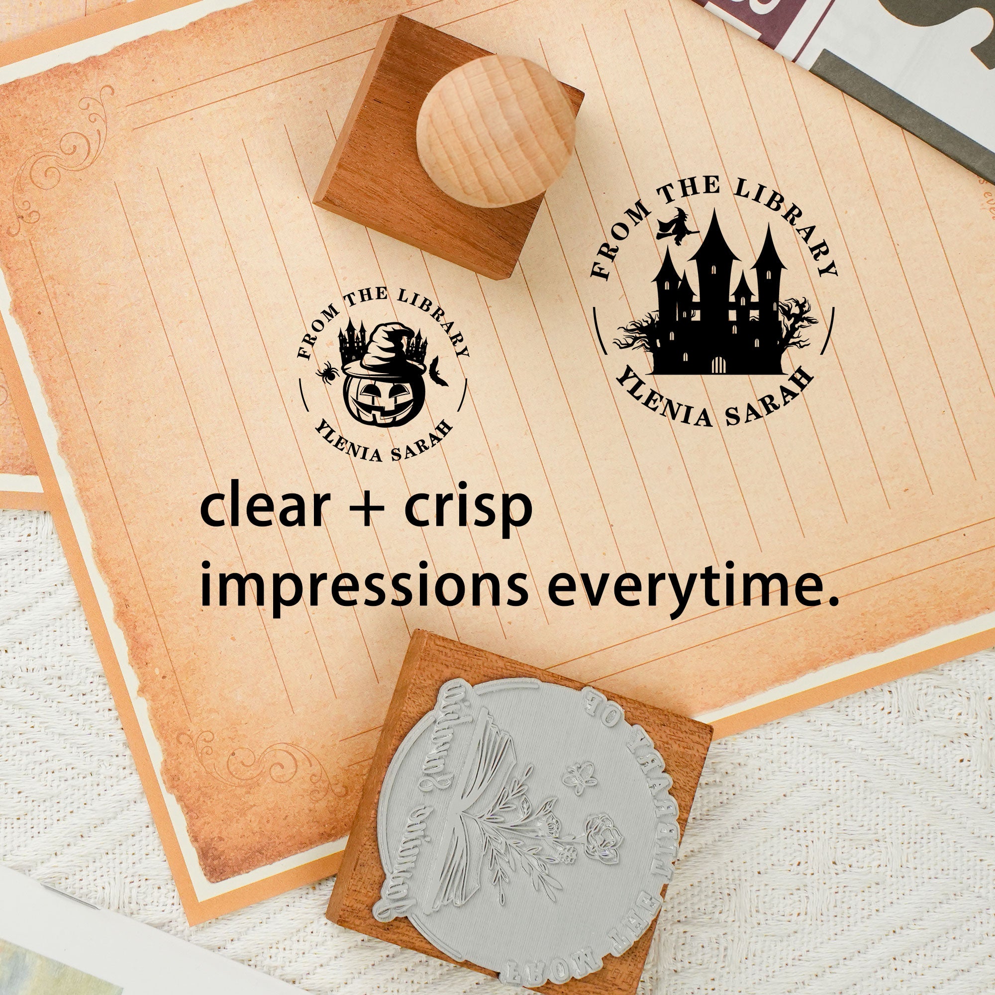 Custom Handcraft Book Stamp