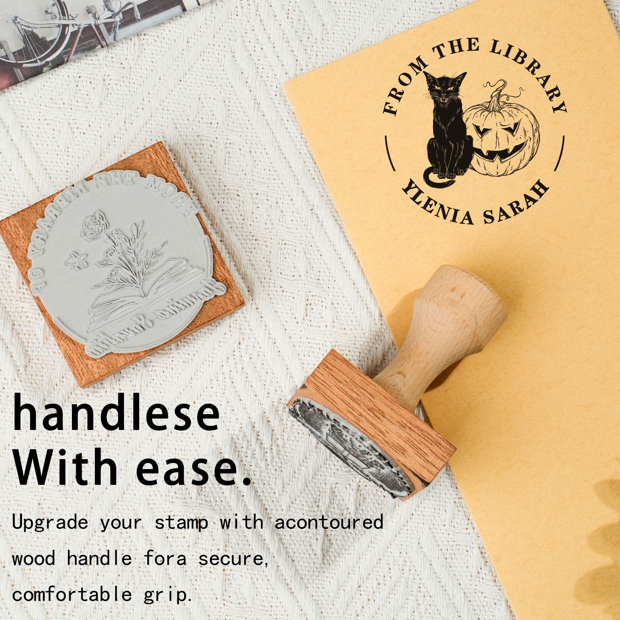 Custom Handcraft Book Stamp