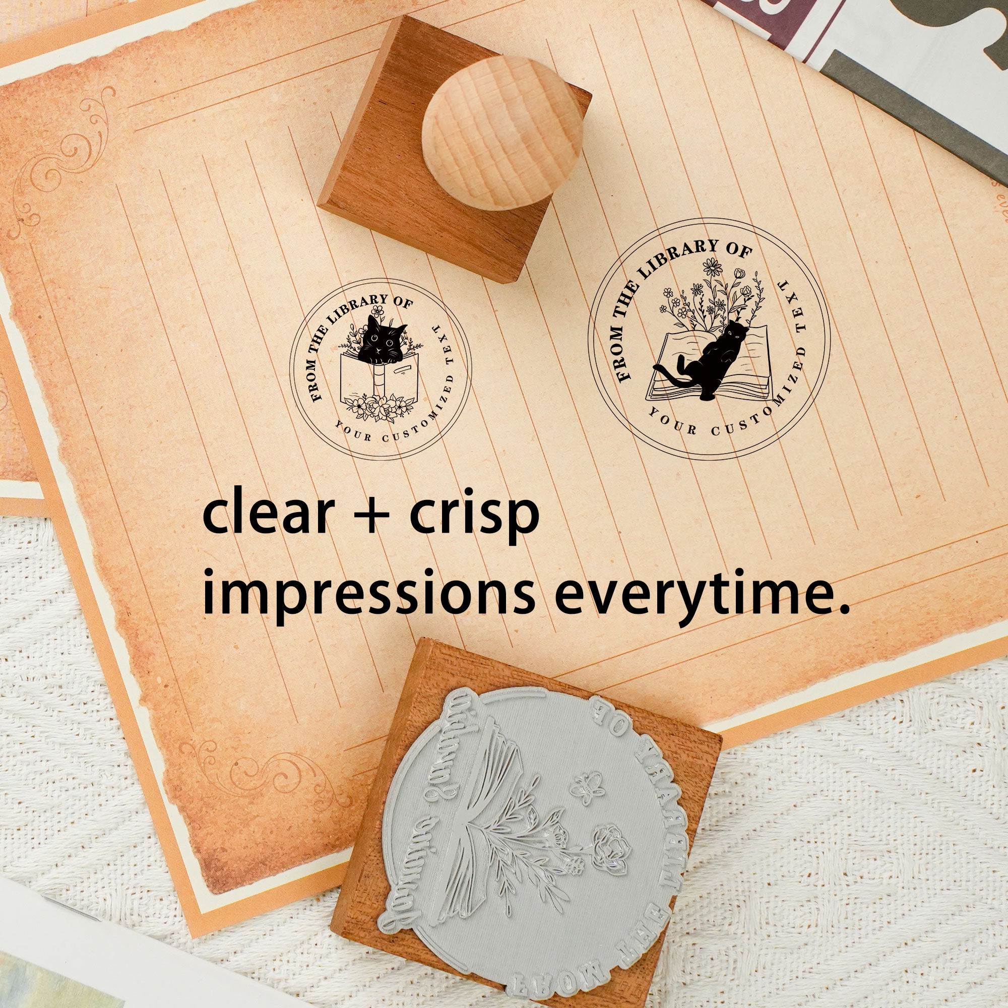 Custom Personal Bookplate Stamp