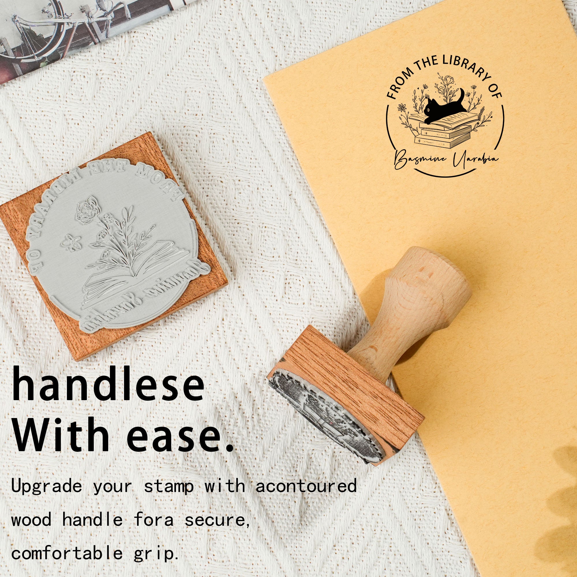 Custom Personal Bookplate Stamp