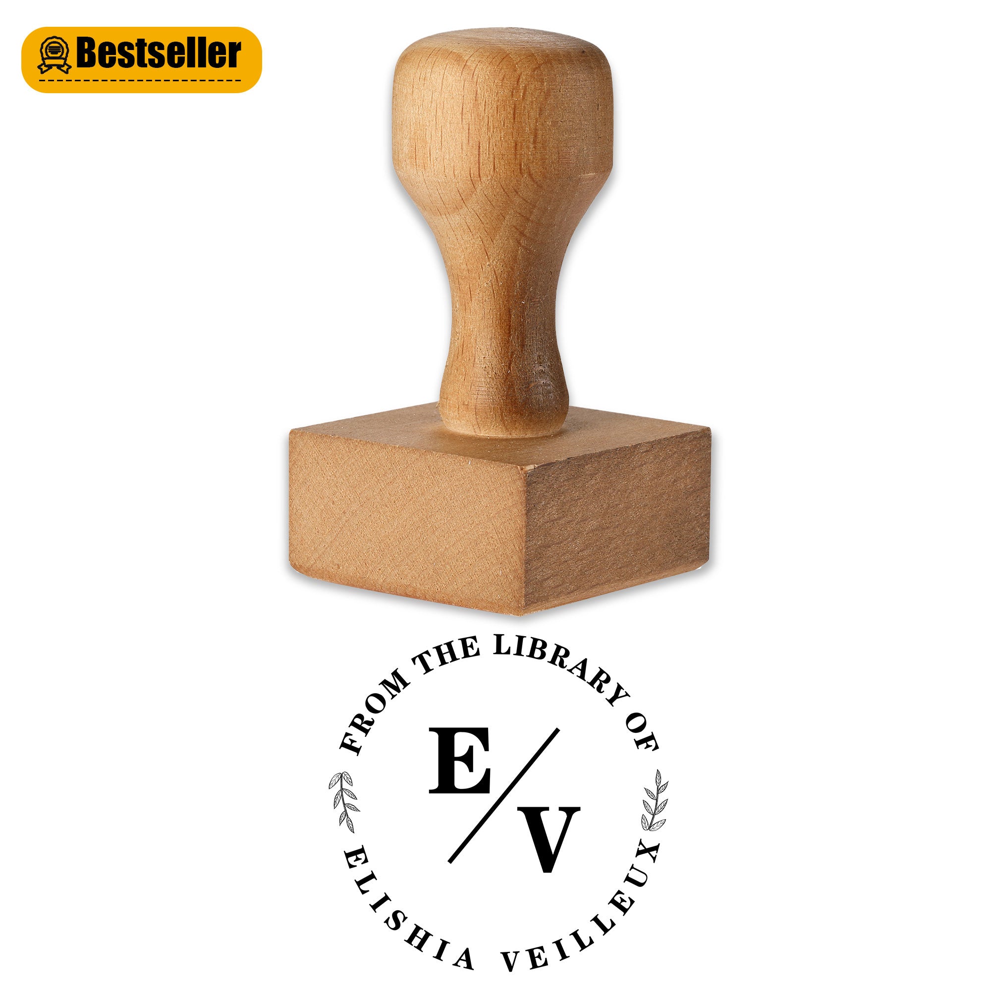 Custom Art Lover Rubber Stamp