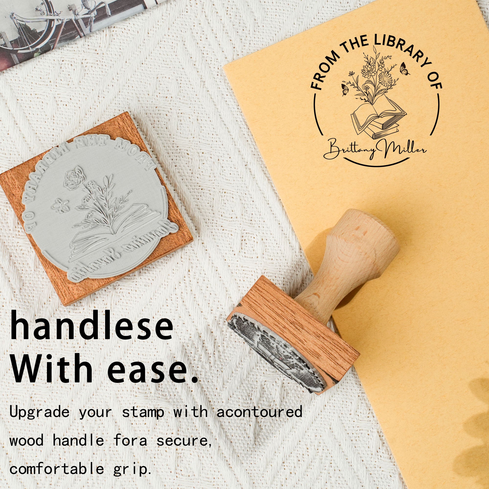 Custom Wooden Decor Stamp