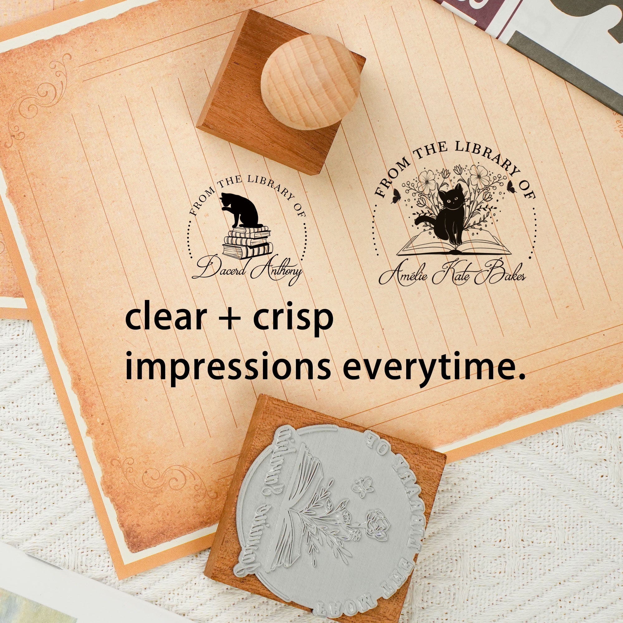 Custom Retro Keepsake Stamp