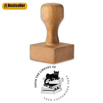 Vintage Wood Rubber Stamp