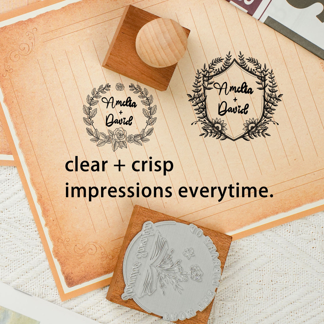 Wedding Handcrafted Stamp