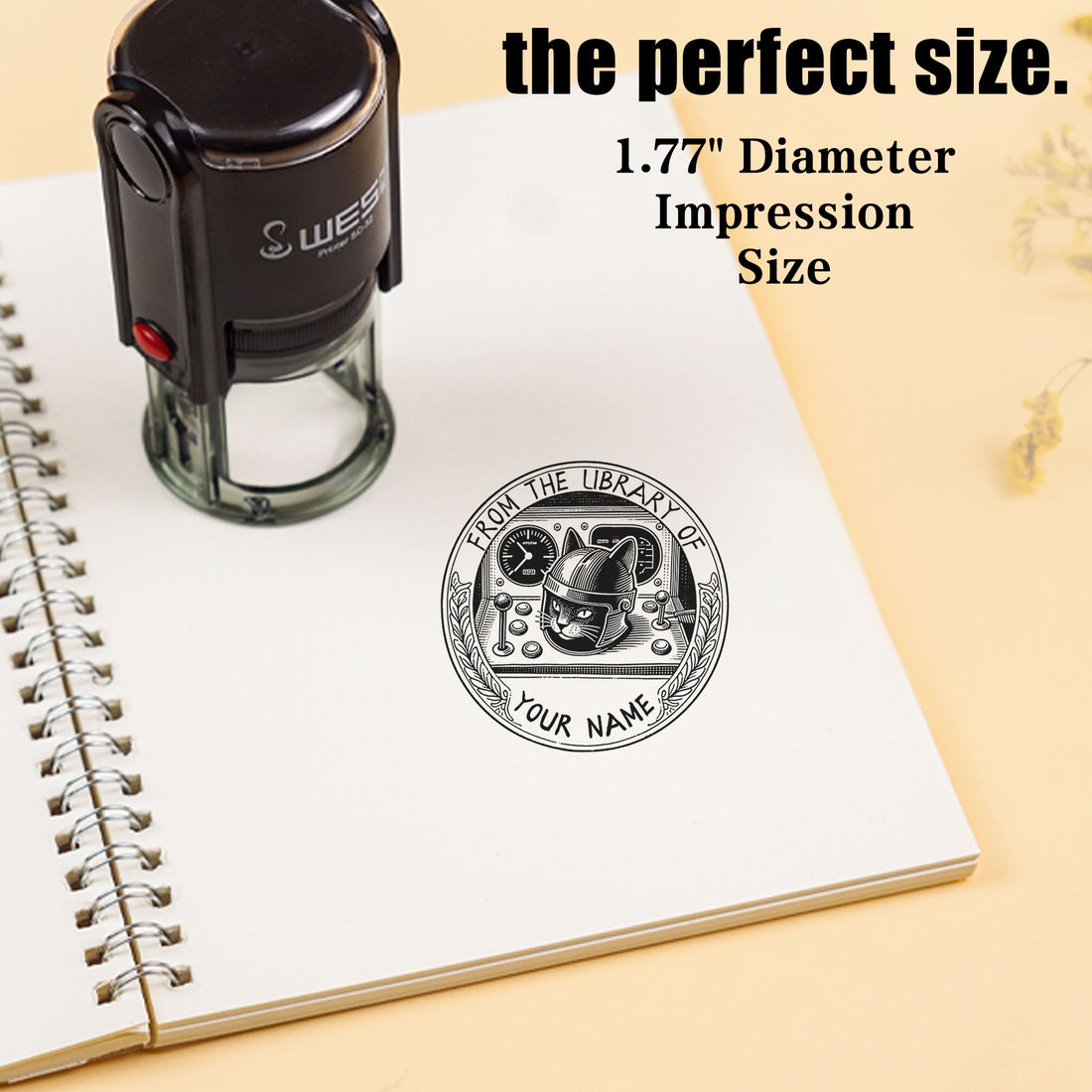 Vintage Self‑inking Stamp