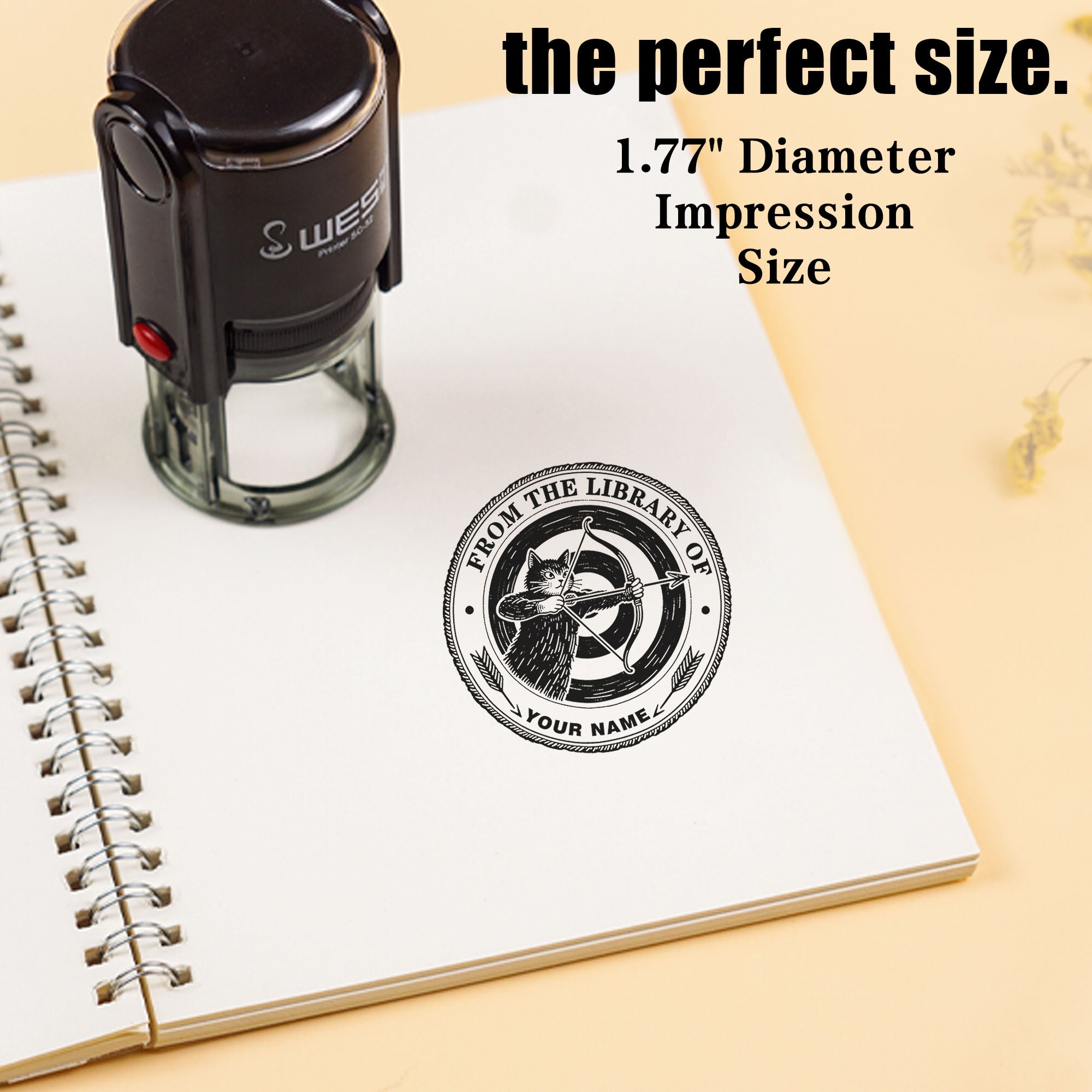 Elegant Self‑inking Stamp