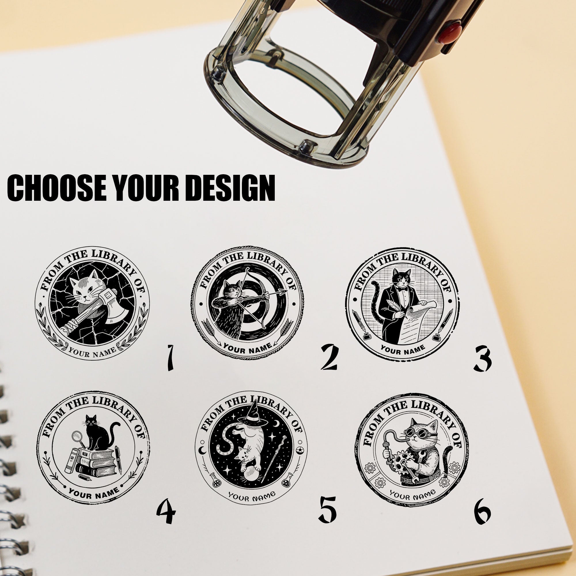 Elegant Self‑inking Stamp