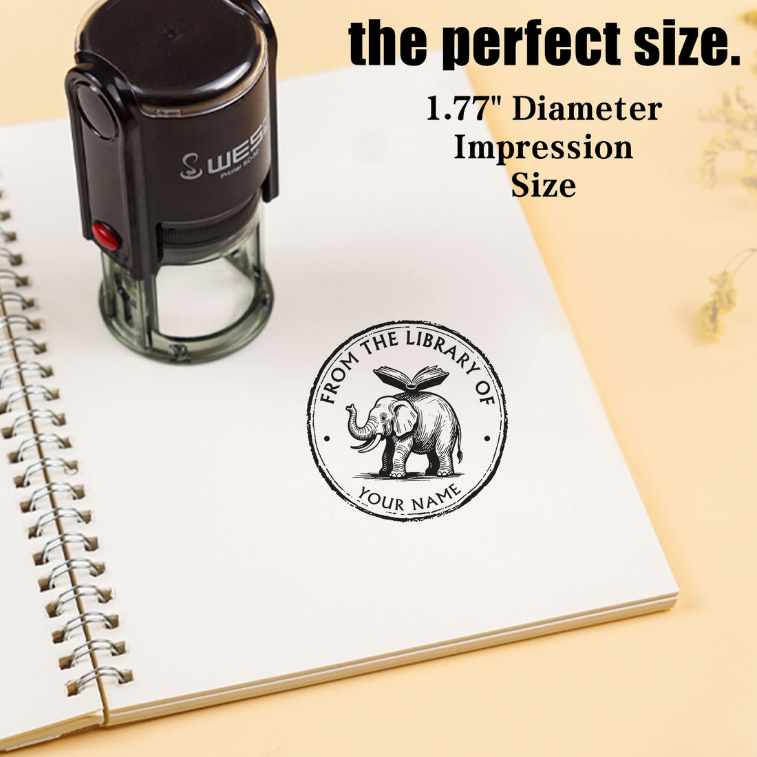 Minimalist Self‑inking Stamp