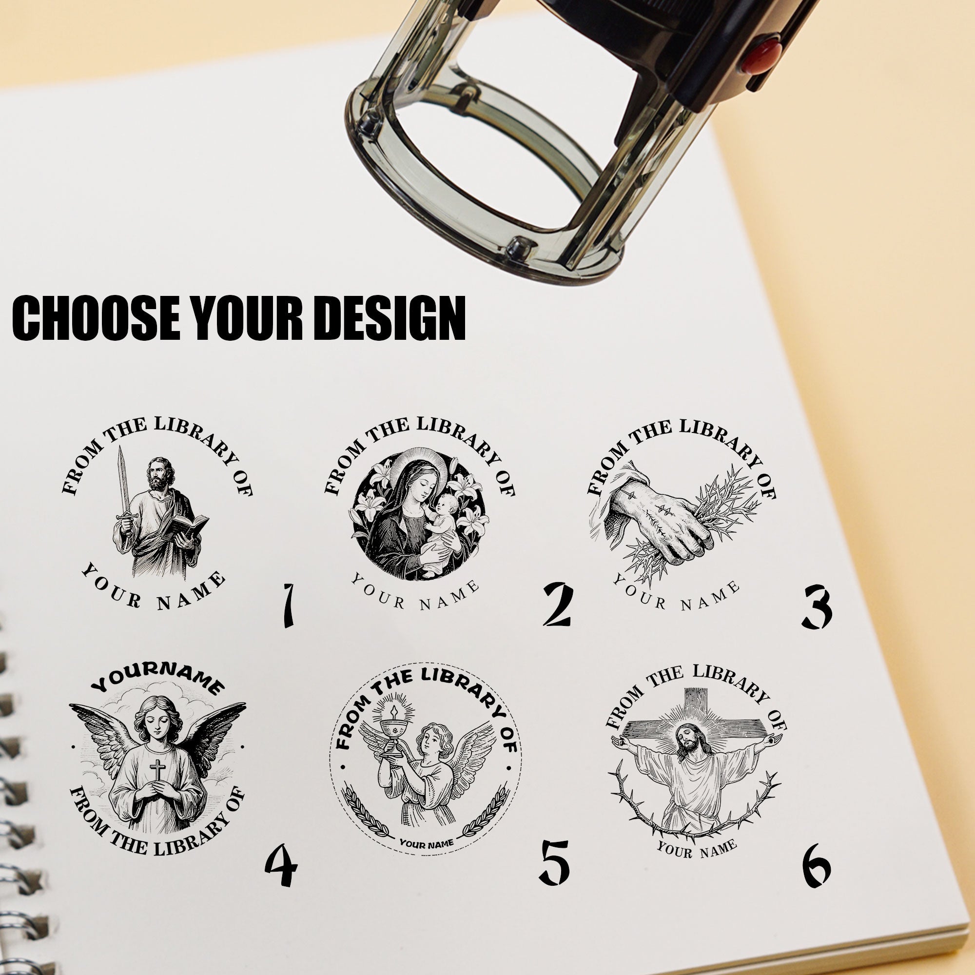 Bohemian Self‑inking Stamp