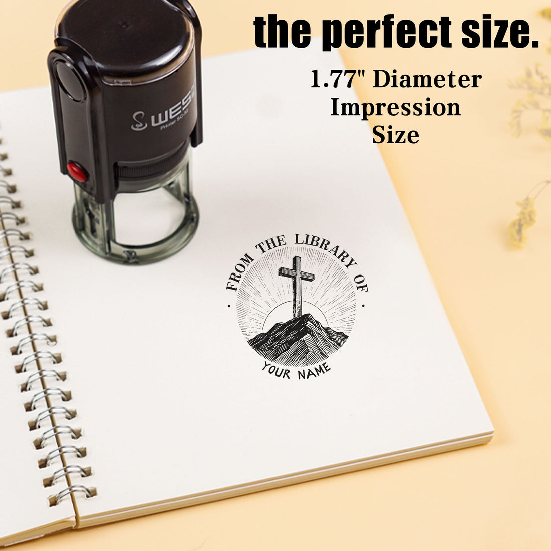 Artistic Self‑inking Stamp