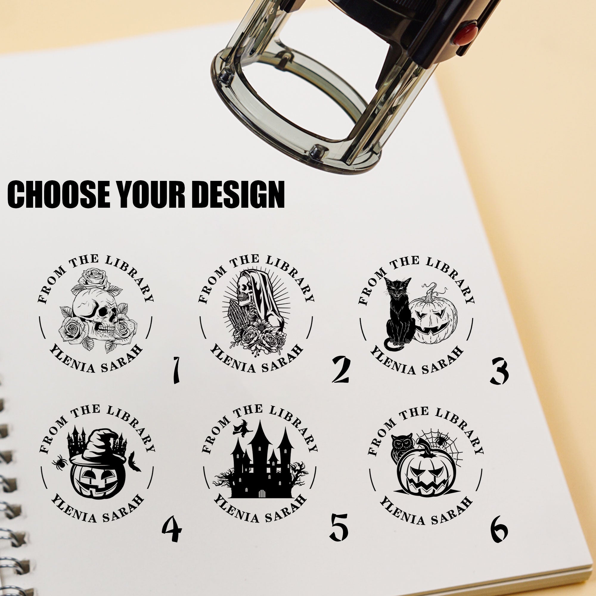 Bookplate Self‑inking Stamp