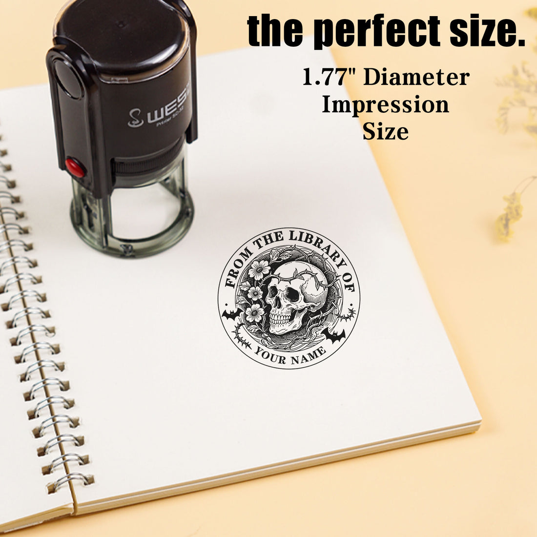 Ex‑Libris Self‑inking Stamp