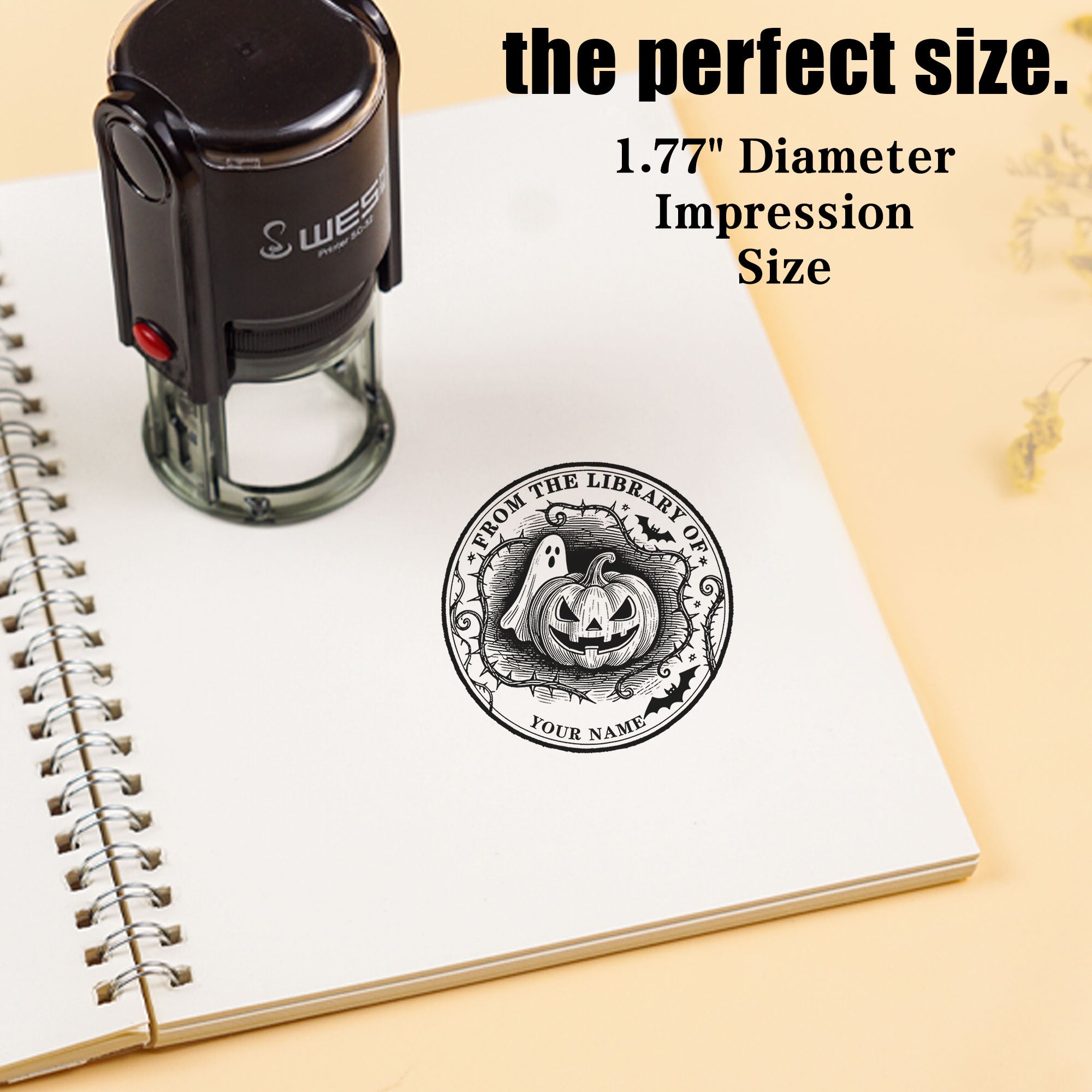 Private Library Self‑inking Stamp
