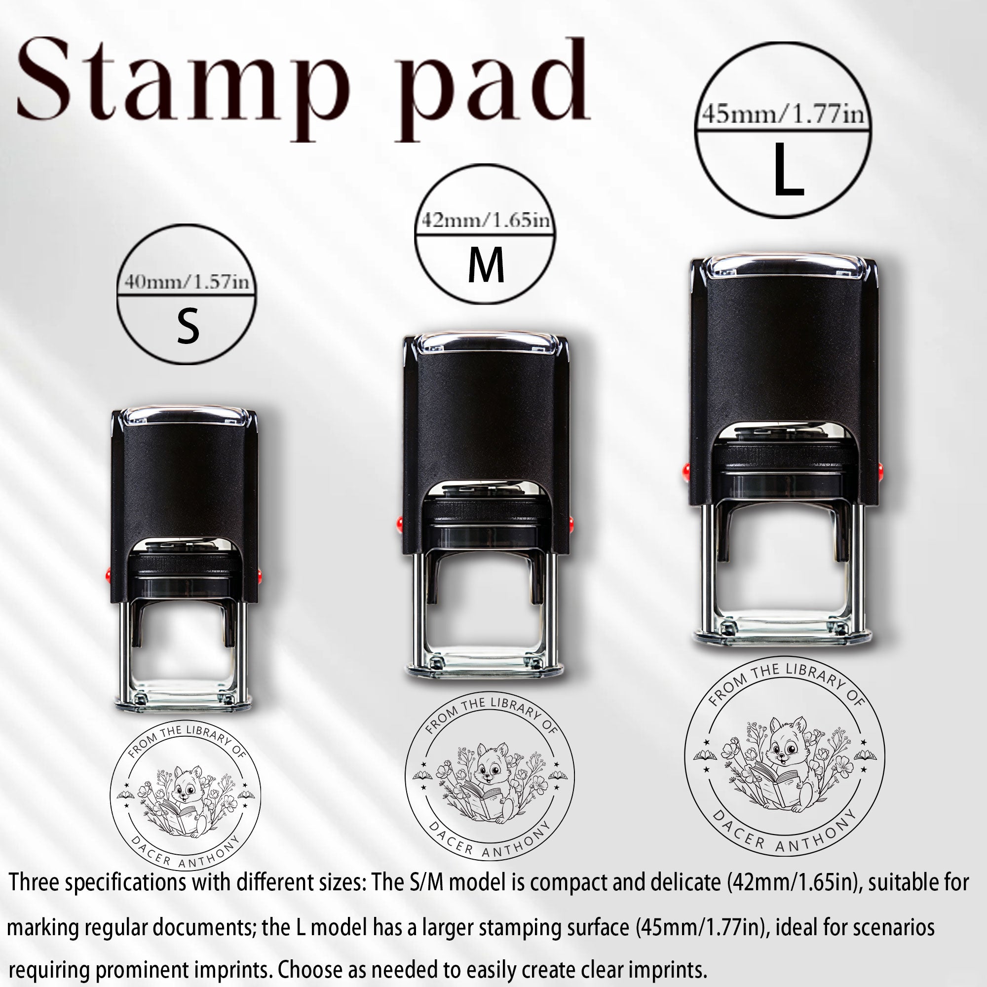 Correspondence Self‑inking Stamp