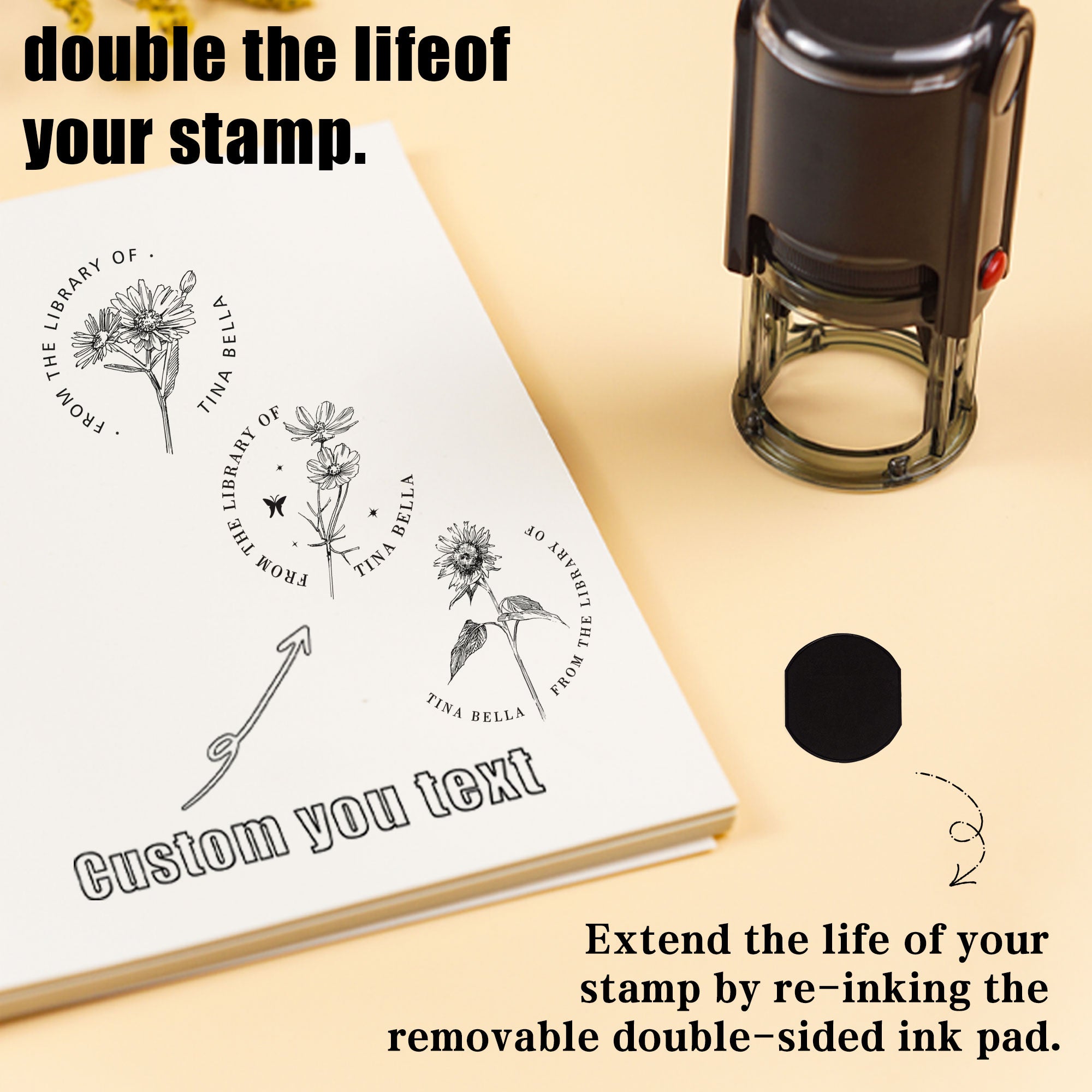 Party Self‑inking Stamp