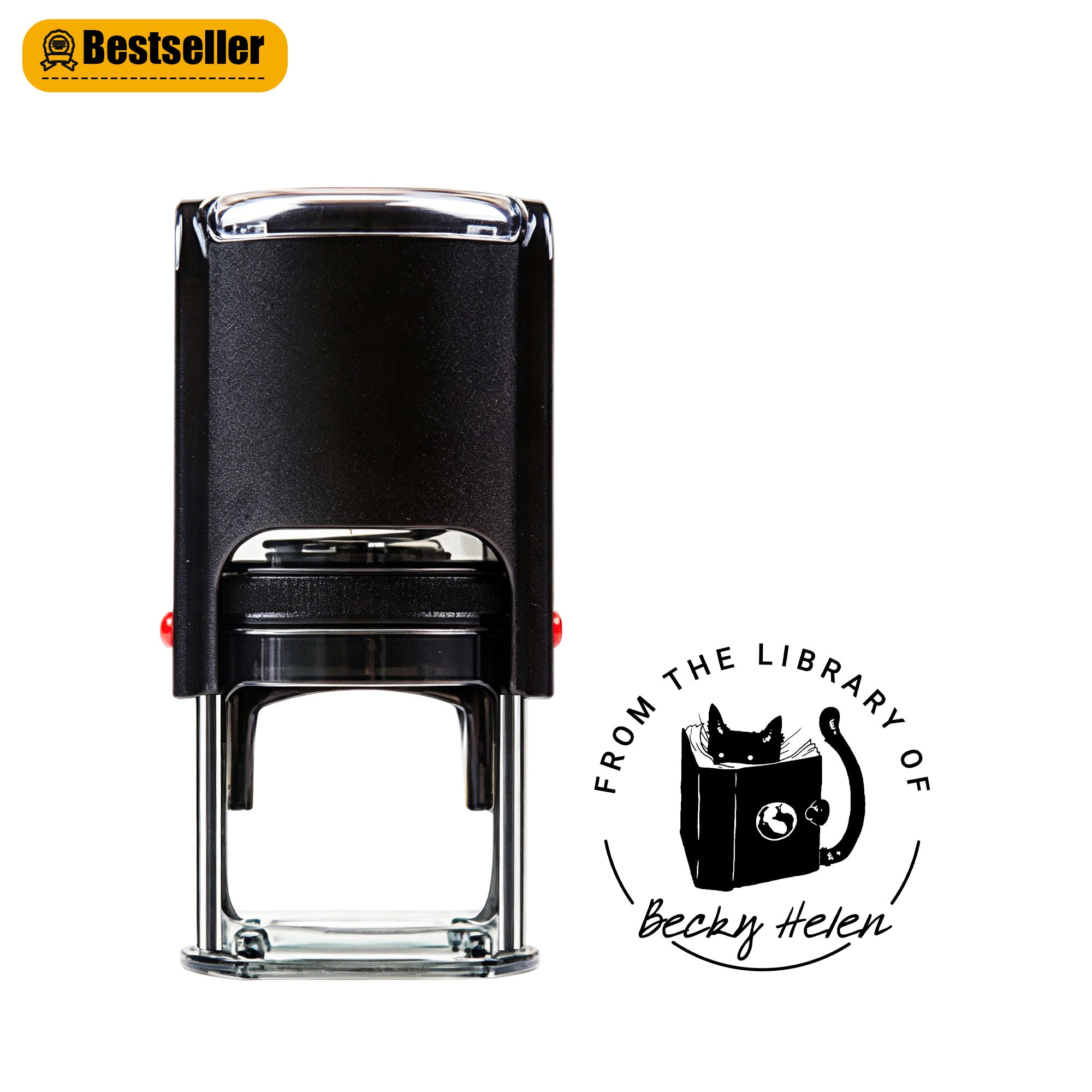 Round Self‑inking Stamp